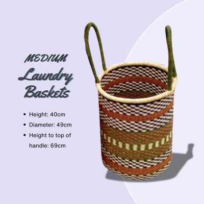 Laundry Baskets - Laundry Medium (Leather)