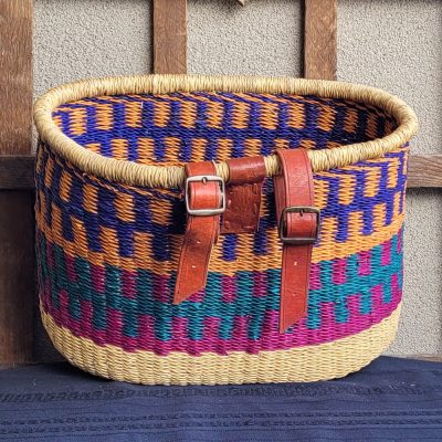 Bicycle Basket Leather